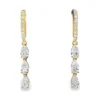 Pear Diamond Drop Earrings