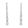 Pear Diamond Drop Earrings