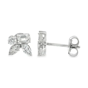 Multi Shape Cluster Earrings