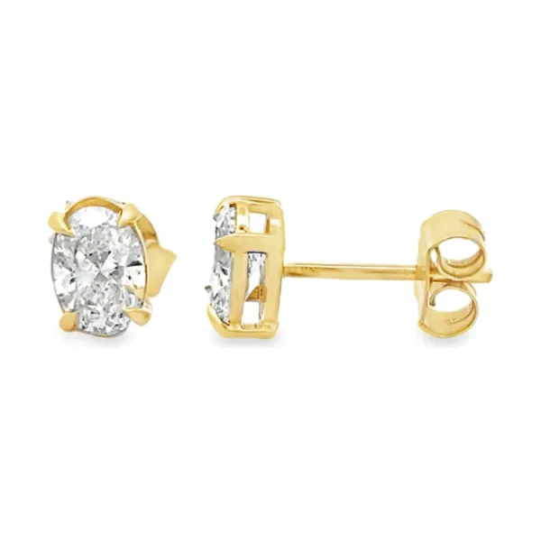 Oval Lab-Grown Diamond Studs