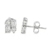 Cluster Diamond Stud Earrings