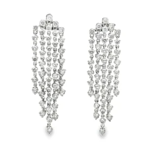 Diamond Chandelier Drop Earrings