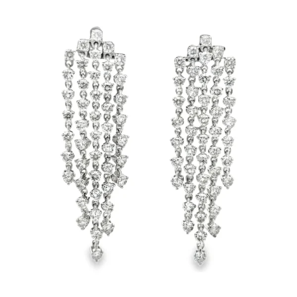 Diamond Chandelier Drop Earrings