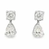 Pear Drop Diamond Earrings