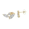 Marquise Diamond Stud Earrings