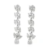 Cluster Diamond Drop Earrings