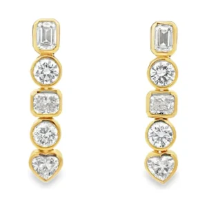 Multi Shape Drop Earrings