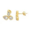 Cluster Diamond Stud Earrings