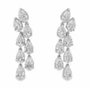 Pear Diamond Drop Earrings