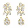Pear Diamond Drop Earrings