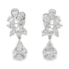 Pear Cluster Drop Earrings
