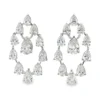 Pear Diamond Drop Earrings