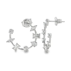 Multi Shape Hoop Earrings