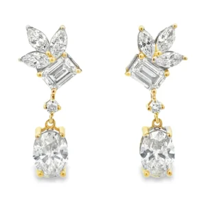 Lab Grown Diamond Drop Earrings