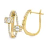 Baguette Diamond Hoop Earrings