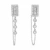Baguette Diamond Drop Earrings