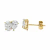 Toi et Moi Diamond Stud Earrings