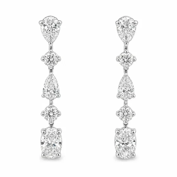 Multi Shape Drop Earrings