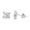 Cluster Diamond Stud Earrings