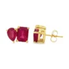 Two Stone Stud Earrings
