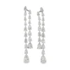 Pear Diamond Drop Earrings