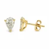 Pear Diamond Stud Earrings