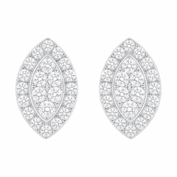 Marquise Diamond Stud Earrings