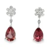 Pear Tourmaline Drop Earrings