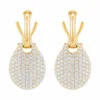 Diamond Pave Dangle Earrings