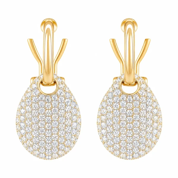Diamond Pave Dangle Earrings
