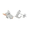 Cluster Diamond Stud Earrings