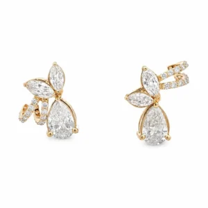 Pear Marquise Diamond Earrings