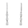 Pear Diamond Drop Earrings
