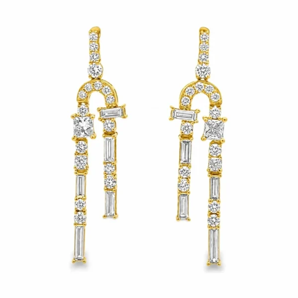 Diamond Drop Earrings
