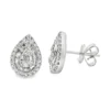 Pear Diamond Stud Earrings