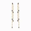 Marquise Gemstone Drop Earrings