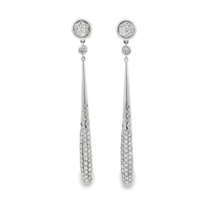 Diamond Drop Dangle Earrings