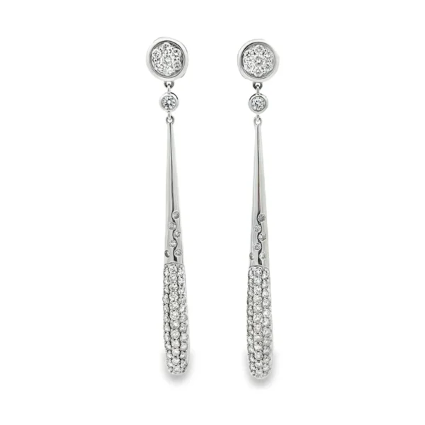 Diamond Drop Dangle Earrings