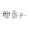 Round Diamond Stud Earrings
