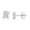 Cluster Diamond Stud Earrings