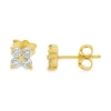 Four Stone Diamond Earrings