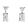 Emerald Cut Drop Earrings