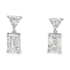 Emerald Cut Drop Earrings
