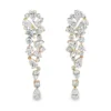 Cluster Diamond Drop Earrings