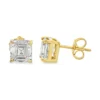 Asscher Cut Diamond Studs