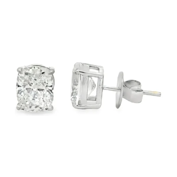 Cushion Lab-Grown Diamond Earrings