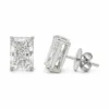 Radiant Diamond Stud Earrings