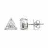 Trillion Diamond Stud Earrings