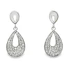 Teardrop Diamond Dangle Earrings