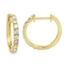 Diamond Hoop Earrings